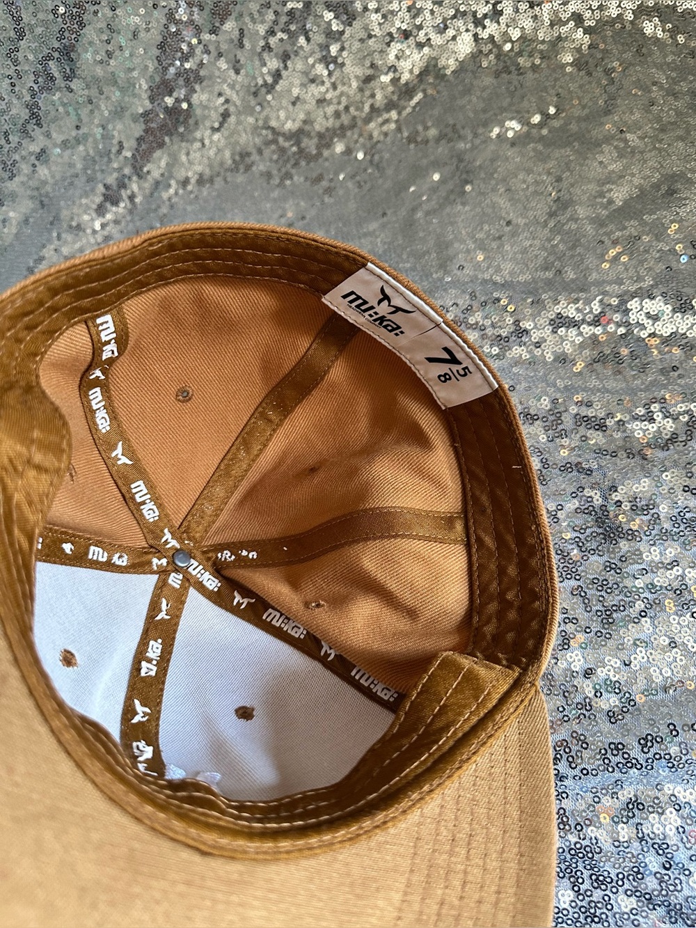 Mika Headwear Company Caramel Brown Snapback Hat with White Logo - Picture 9 of 14